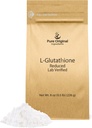 PURE ORIGINAL INGREDIENTES L-Glutathione Powder (8 oz) Reducido, siempre puro, Lab Verified Suplemento
