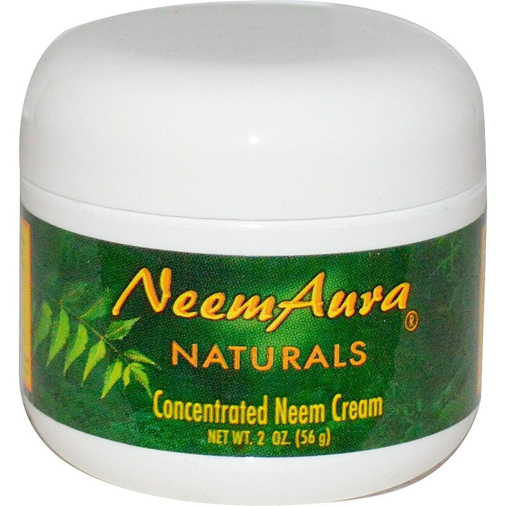 Neemaura Naturales Neem Crema con Aloe y Neem Oil, 2 Oz