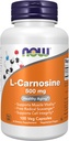 AHORA Suplementos de alimentos, L-Carnosina (Beta-Alanyl-L-Histidine) 500 mg, Envejecimiento saludable, 100 cápsulas de verduras