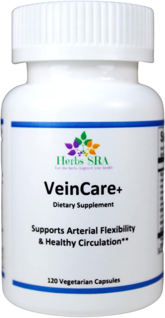 Rutina, Castaña de Caballo, Semillas de Grapa, Bilberry, Nattokinase - Promueve Función de Veinte Optimal - Soporte de Circulación - 120 cápsulas.