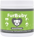NaturesPlus FurBaby Multivitamin for Dogs - 10.4 oz - Apoya la Salud Conjunta, Función Inmunitaria, Producción de Energía de Carne Saludable - No GMO - 60 Servimientos