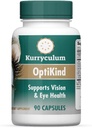 OptiKind Visión Soporte Vitaminas Oculares, 90 cápsulas, Fórmula de Salud Ocular con Lutein para Ojos y Glutathione