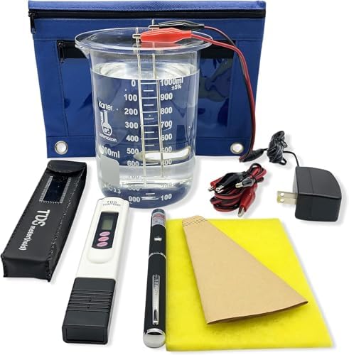 Kit mejorado Chris Colloidal Silver Generator con 99.99% Pura Wire. ¡Agregue Agua Destilada y un frasco!