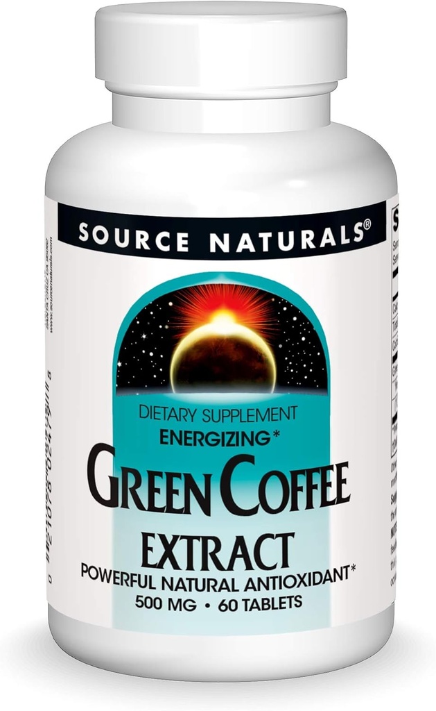 Fuente Natural Extracto de Café Verde, Energía Potente Antioxidante Natural