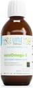 DAVINCI Labs kiddOmega-3 - Liquid Omega-3 Suplemento para niños - para el sistema inmunológico, Focus y Brain Support* - con Monk Fruit, DHA, EPA y Más - Cherry Orange Flavor - 200mL