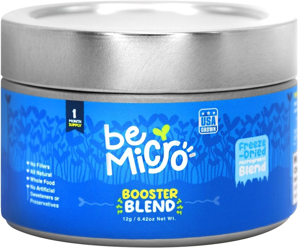 Microgreens alimentarios integrales - US Grown, Small Batch, Nutritional Booster - Broccoli, Cabbage y Radish Microgreens - Nrf2 Activation, Cellular Health, and Vegetables for Any Smoothie or Meal -12g