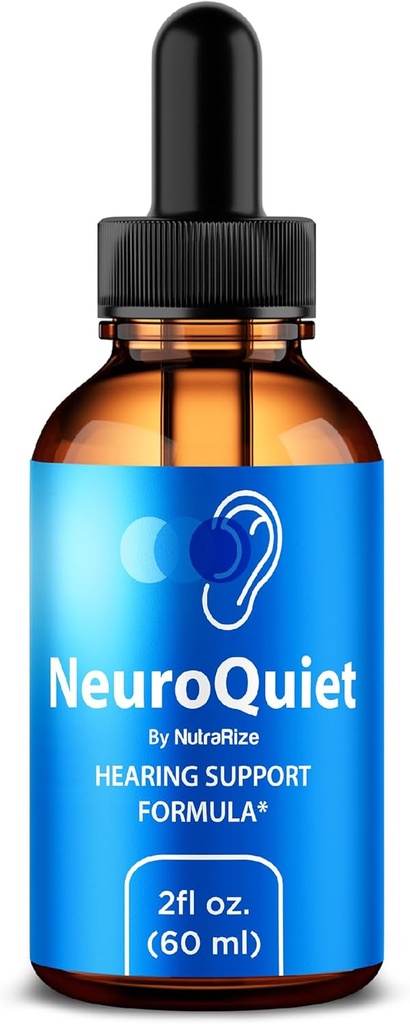 NeuroQuiet Drops – Soporte Oficial de Audiencia Fórmula con Ingredientes All-Natural para ayudar a mantener el bienestar del oído, Revisión de Gotas Premium (30 Servimientos)