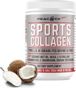 Sports Collagen Electrolytes Powder, 12.42 oz - Grass Fed Bovine & Wild Fish Hydrolyzed Type I, II, III Multi Collagen Peptides for Electrolyte Drinks, Unflavored Protein Powder with BCAA, Magnesium