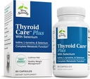 Terry Naturally Thyroid Care Plus - Suplemento de Ayuda Tiroides - Suplemento dietético para la energía y el cuidado del cabello saludable - L-Tyrosine &amp; Selenium - 60 cápsulas