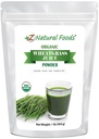 Z Natural Foods Organic Wheat Grass Juice Powder - Superfood for Healthy Aging & Digestion - Non-GMO, Vegan, Kosher - Perfecto para Jugos, Yogurts & Smoothies - Wheatgrass Juice Powder Bliss, 1 lb