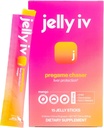 Fast Morning Relief Supplement Stick by Jelly IV - Natural Electrolytes & Liver Support Recovery - Nausea Reducing DHM - B Vitaminas - Plant-Based Flavored Jelly Sticks - 15 Pack