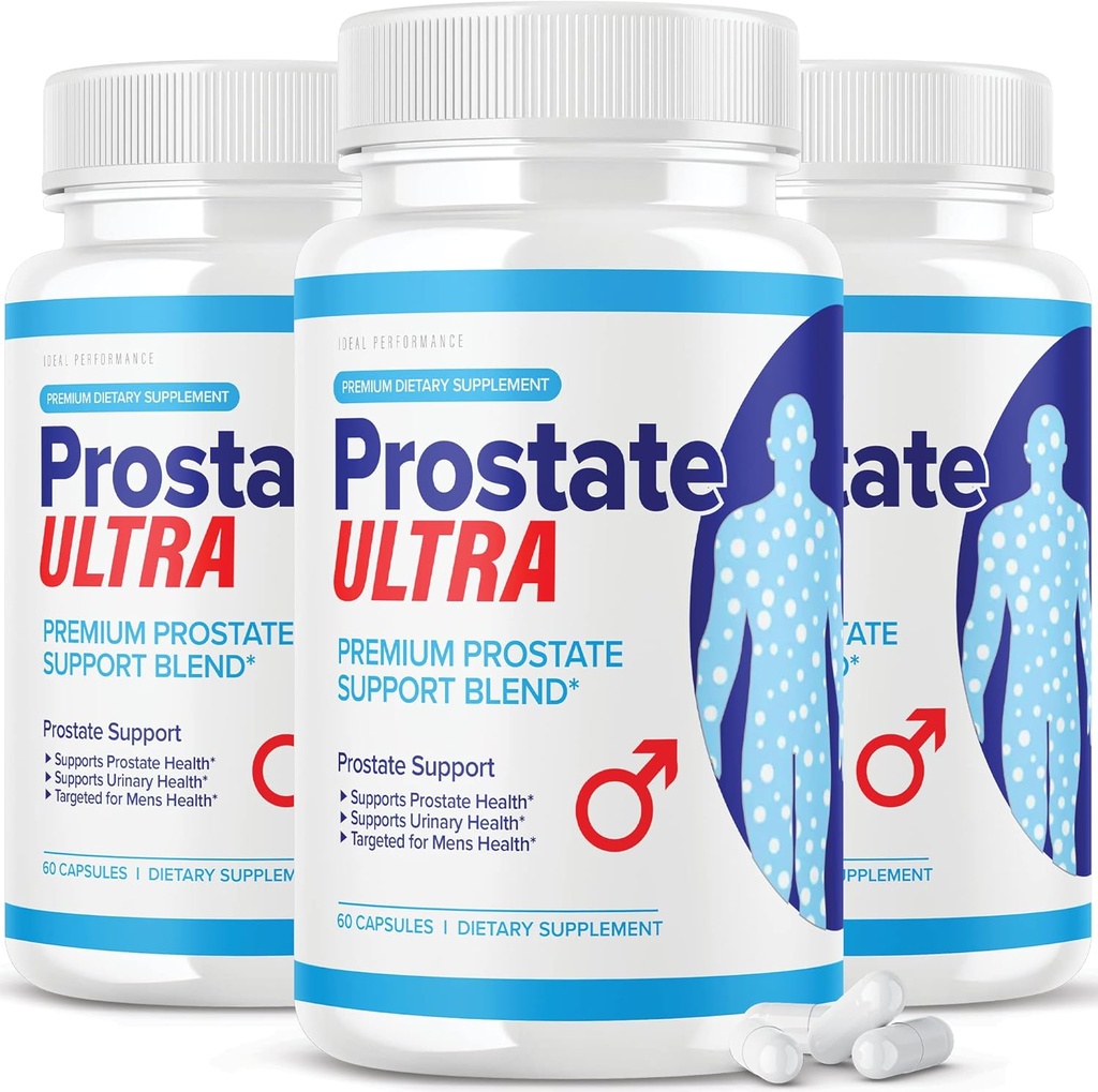 (3 Pack) Prostate Ultra Supplements for Men Prostate Health Formula (180 cápsulas)