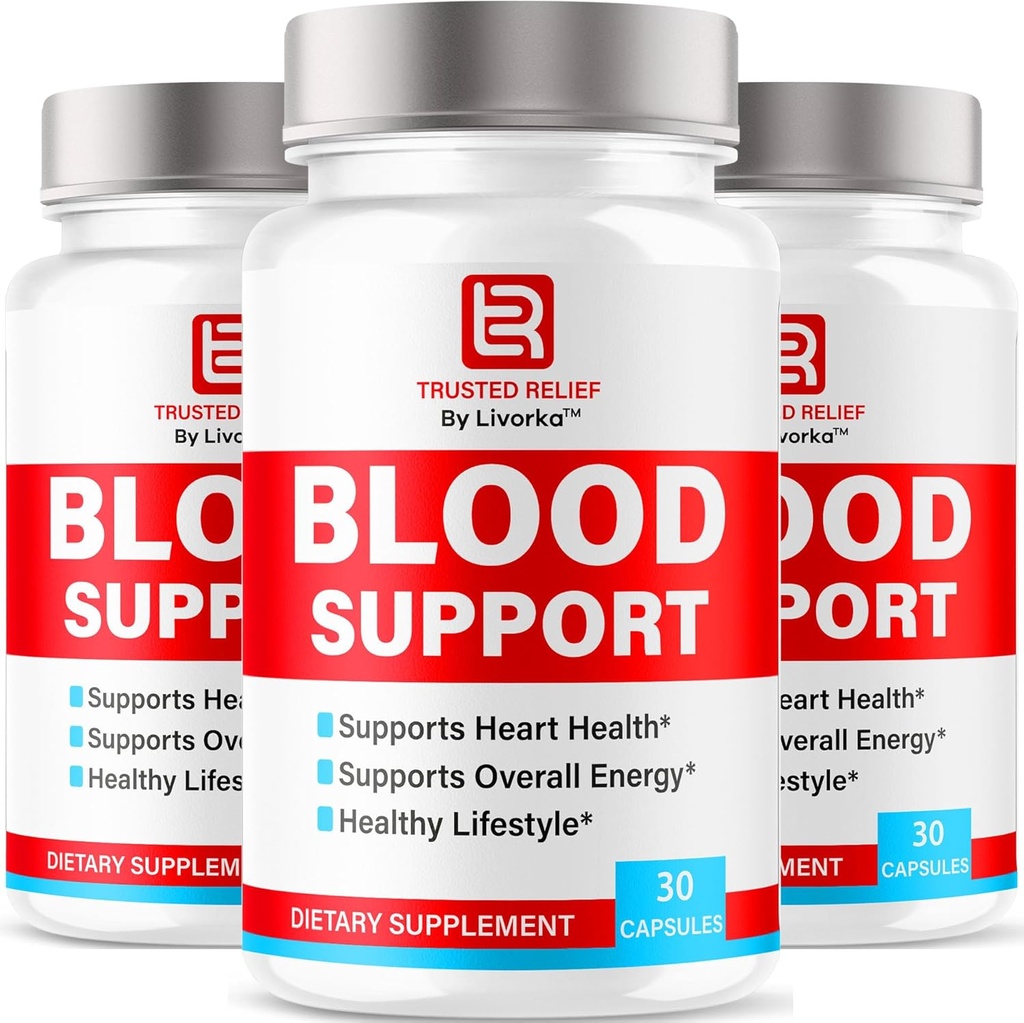 (3 Pack) Cápsulas de Apoyo a la Sangre de Alivio Fideicomiso OficialRelieve Sangre Pills, Alivio Natural Fideicomiso Avanzado Premium Fórmula Wellness &amp; Overal Health, 90 Cápsulas para 3 meses