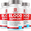 (3 Pack) Trusted Relief Blood Support Capsules - Official TrustedRelief Blood Support Vitamin Pills, Natural Trusted Relief Advanced Premium Formula Wellness & Overal Health, 90 Capsules for 3 Months