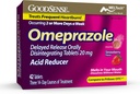 GoodSense Omeprazole Delayed Release Orally Disintegrating Tablets 20 mg, Strawberry Flavor, Dissolve Tabs, Treats Frequent Heartburn, Acid Reducer, Heartburn Medicine, 42 Tablets