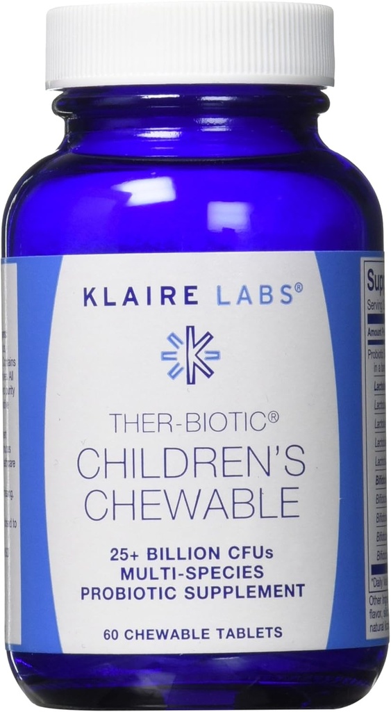 Klaire Labs Ther-Biotic Children Chewable, 60 Conde