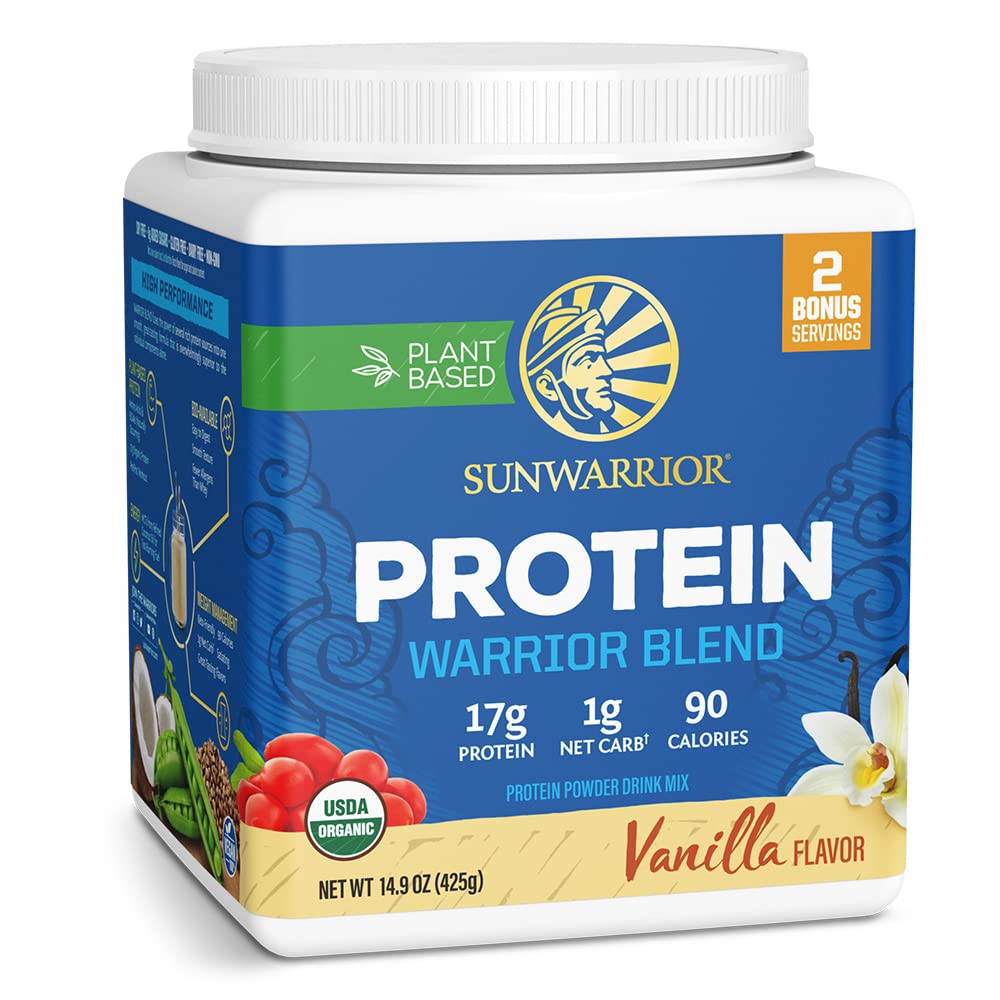 Pólvora orgánica de proteína basada en plantas orgánicas ← Pólvora de proteína orgánica vegana Vainilla saboreado con Aminoácidos de BCAA " Cáñamo de cáñamo " Pea Blend ← Non-GMO Soy Dairy Filler " Gluten Free (Vanilla, 17 Servings)