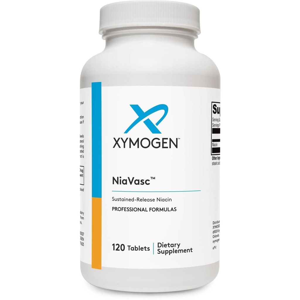 Xymogen - Nia Vasc 500mg Time Release- 120 Tab