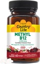 Country Life Methyl B-12 Capsules, 1000 Mcg, 60 Conde