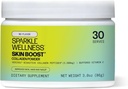 Sparkle Wellness VERISOL Bioactive Hydrolyzed Collagen Peptides  Collagen Powder Suplemento con Vitamina C for Skin, Hair &amp; Nail Health ← Skin Boost (No Flavor) [30-Serves]