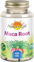 Vida de la naturaleza Maca Root 500mg ← Energía saludable, vitalidad " Apoyo a la resistencia Silenciosa No GMO, Vegan Silencio No Fillers  100 Veg Caps