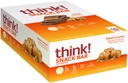 ¡Piensa! Bares de proteína con Chicory Root para Fiber, Salted Caramel, Snack Bares sin Sweeteners artificiales, 1.4 Oz, 10 Ct