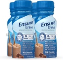 Asegurar el reemplazo de la comida en vivo, 20g Proteína, 350 Calories, Afeitado de proteínas de nutrición avanzada, Chocolate de leche, 8 Fl Oz (Pack of 4)