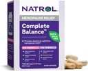 Natrol Complete Balance, Dietary Supplement for Menopause Relief, A.M./P.M. Menopause Relief for Women, 60 Capsules, Up to a 30 Day Supply
