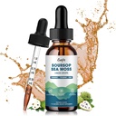 Soursop Graviola Liquid Drop, Soursop Leaves Extract with Sea Moss & Turmeric, Graviola Soursop Bitters Liquid for Cell Support " Regeneration, Liver, Relax, Immune and Antioxidant Support, 1 Fl Oz