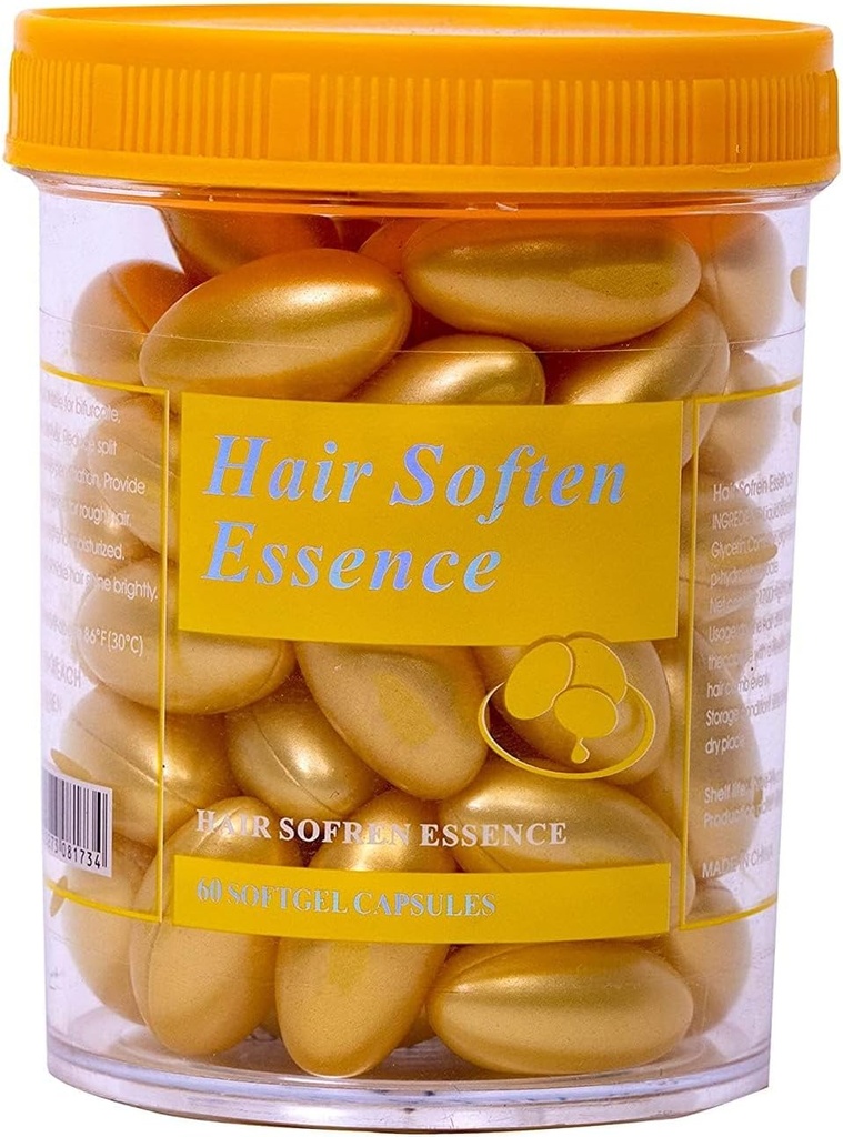 Vitamin-e Hair Capsules for Hair Fall, Damage Repair, Anti-Dandruff, Shinning - 60 Capsules