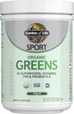 Garden of Life Sport Nutrition Greens and Superfoods Powder for Women and Men - Unflavored, Organic Blend - Spirulina, Fruit, Vitamins, Pre &amp; Probiotics, Mushrooms, Athletic Supplements, 30 Servings