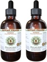 Feverfew Alcohol-Free Liquid Extract, Organic Feverfew (Tanacetum parthenium) Dried Herb Glycerite Hawaii Pharm Natural Herbal Suplemento 2x4 oz
