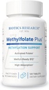 Biotics Research METHYLFOLATE Plus™ Methylfolate, Bioactive Folate + B12, Supports Cardiovascular Health, Fetal Development, Nerve Health, Methylation Support, Homocysteine Levels. 120 Tablets