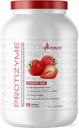 Nutrición metabólica, Protizyme, 100% Whey Protein Powder, Alta Proteína, Baja Carb, Proteína de bajo peso, Enzimas digestivas, 24 vitaminas esenciales y minerales, 4 libras (52 ser)