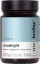 Me Today Goodnight Magnesium Sleep Aid Suplemento –Apoyos Descanso sueño, calma y relajación – Magnesio Vegano para la relajación muscular y la calma – 60 serviendo