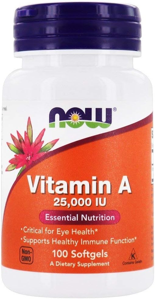 AHORA Alimentos - Vitamina A 25000 UI - 100 Softgels