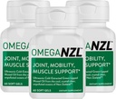 Original Omega-3 Suplemento de Apoyo Conjunto, Mejor Alivio Natural del Musculo, Verde Lipped Mussel Oil Capsules, 180 Softgels, No Fishy Aftertaste