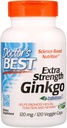 Mejor del doctor, (Pack of 2) Extra Strength Ginkgo, 120 mg, 120 Veggie Caps