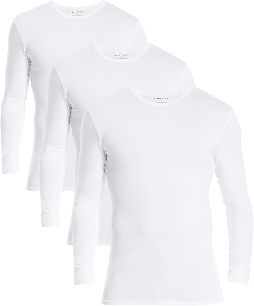 Camisetas termales de 3 patas de hombres de comfneat Long Sleeve Base capa