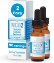 Waiora NCD2 Activated Liquid Zeolite Drops, Mix in Food/Drinks, Natural Body Cleanse &amp; Promote Immune Support, All Natural, pH Balance Zeolite Liquid Drops - 2 Bottles (0,5 oz. ea.) 180 serv.
