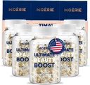 Moerie Hair Growth Suplemento para Mujeres y Hombres - Hair Skin and Nails Vitaminas con Biotina, Q10 &amp; Minerales - Para elgador, Tratamiento de la pérdida de pelo más completo - Advanced Beadlet Delivery System - 360 pastillas