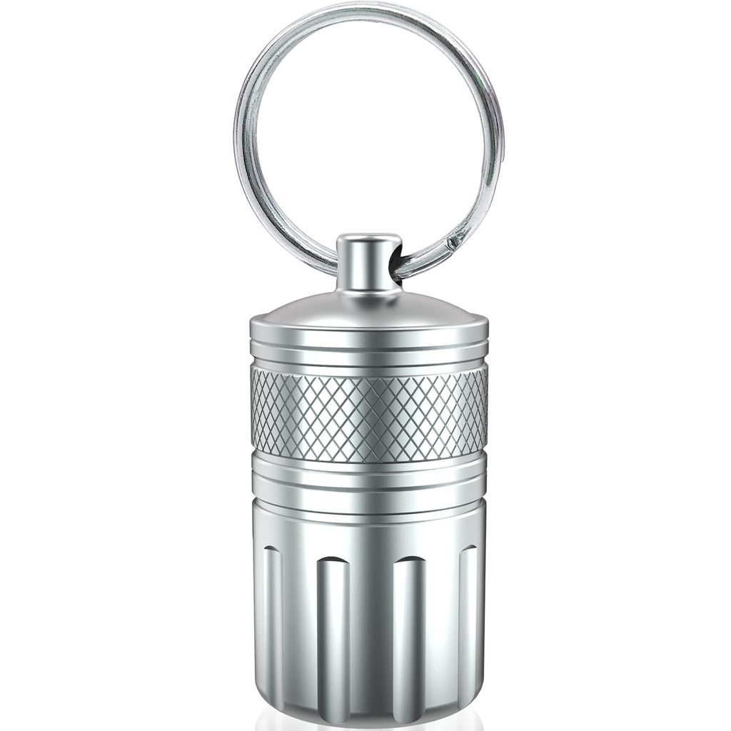Pill Crusher & Cases, Medicine to Fine Powder, Stainless Steel Crushes Pills, Waterproof (Vitamin Crusher)