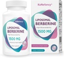 Bereberina HCL Suplemento 1500mg - Tercero Testado, Alta Bioavailabilidad Liposomal Bereberina Capsules para Mujeres y Hombres, Activador AMPK