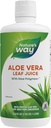 Camino de la Naturaleza Aloe Vera Hoja Jugo con Polymax+, 99.5% Purificado Aloe Vera Hoja Jugo de Concentrado, Desarrollado, 33.8 Fl Oz
