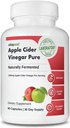 Apple Cider Vinegar Pure Apple Cider Vinegar Capsules with Naturally Fermented 1300mg Apple Cider Vinegar Concentrate. No Harsh Taste. 60 Capsules