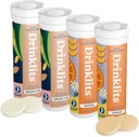 Bebidas Ginger-Lime & Orange Electrolyte Tablets (4) Tube Bundle ← Daily Hydration Combo Pack ← Delicious Natural Flavors - 0g Sugar ← 40 Servings - 10 Tablets Por Tube