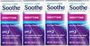 Ungüento Ojo Soothe por Bausch &amp; Lomb, Alivio Lubricante para Ojos Secos, Moisturizing &amp; Comforting Nighttime Dry Eye Therapy, Adecuado para Ojos Sensitivos, Libre Conservador, 3.5 g - 4 Pack