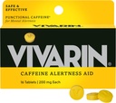 Vivarin, Caffeine Pills, 200mg Caffeine per Dose, Safely and Effectively Helps You Stay Awake, No Sugar, Calories o Hidden Ingredients, Energy Supplement, 16 Tablets