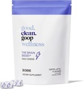 bueno.clean.goop wellness The Brain Boost Daily Chews ← Suplemento dietético para la energía y el foco Silencio L-theanine &amp; Caffeine ← Caffe Latte Flavored  durable Brain Booster con Nootropics TEN Pack of 30 Chews ANTE Vegan