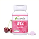 EZ Melts B12 Sublingual Vitamin 2,500 mcg, Methylcobalamin, Sugar-Free, 3-Month Supply - 1 Pack